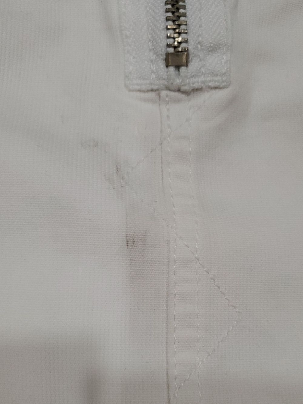 Y2k White Cargo Pocket Micro Mini Skirt with Front Zip - Picture 3 of 12